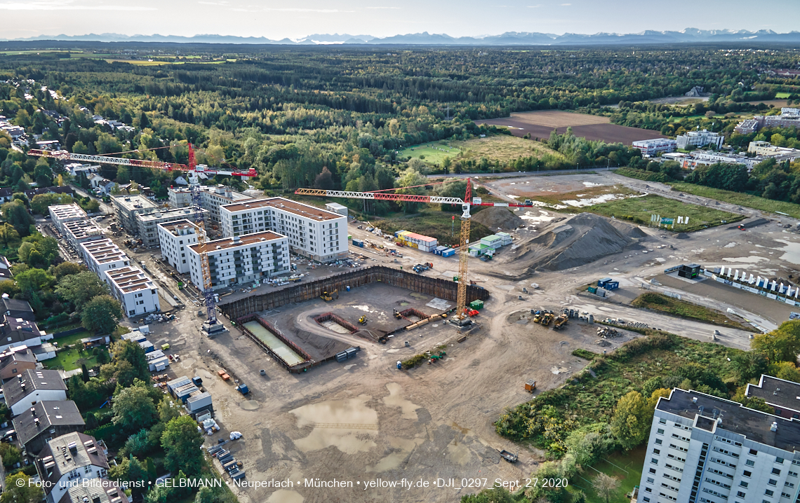 27.09.2020 - Baustelle Alexisquartier in Neuperlach
